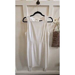 Alex Marie Size 12 Off White Sleeveless Dress